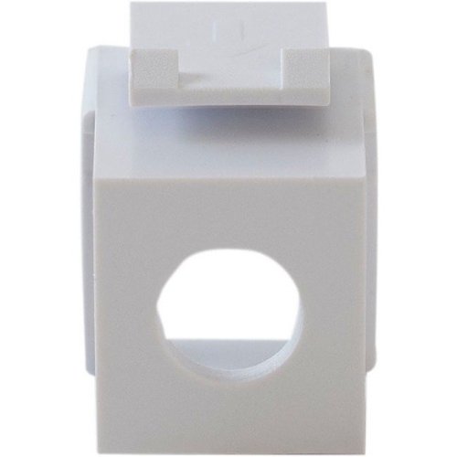 ICC IC107BN2WH Blank Cable Feed-through Insert in White for HD Style, 10-Pack, White