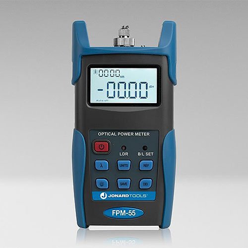 Jonard Tools FPL-5555 Fiber Power Meter with Data Storage & SM/MM Optical Light Source Kit