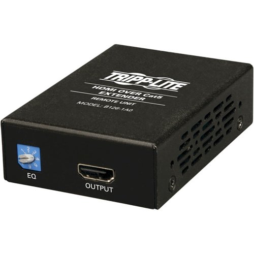 Tripp Lite B126-1A0 HDMI Over CAT5/6 Extender, Box-Style Remote Receiver for Video/Audio, Up to 150' (45 m), TAA