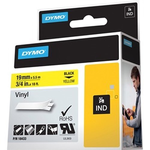 DYMO 18433 Colored Industrial Rhino Vinyl Labels