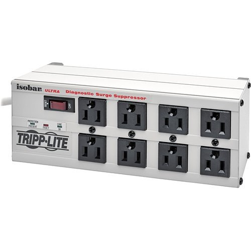 Tripp Lite Isobar Surge Protector Metal 8 Outlet 25' Cord 3840 Joules