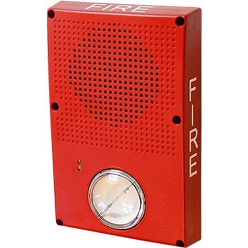 Edwards Signaling Speaker Strobe Red NO Marking Red