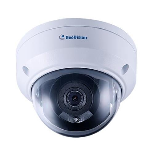 GeoVision GV-TDR2704 2MP Low Lux WDR Pro IR Mini Rugged IP Dome Camera, 4mm Fixed Lens