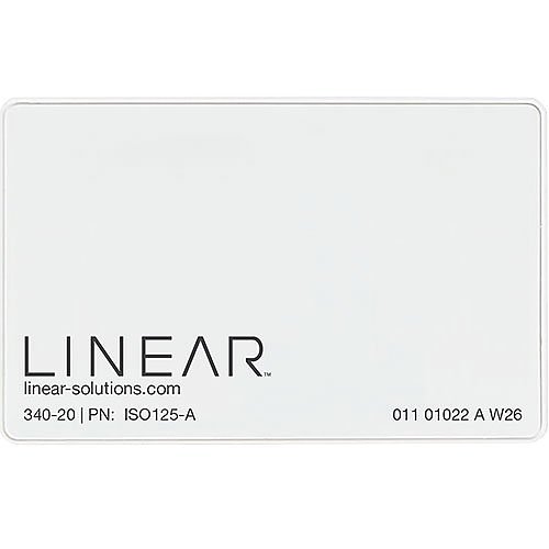 Linear ISO135-L 13.56 MHz ISO Printable Smart Card, 25-Pack