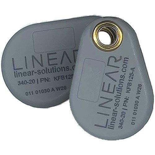 Linear KFB125-H 125 kHz Key Fob for HID Readers, 25-Pack