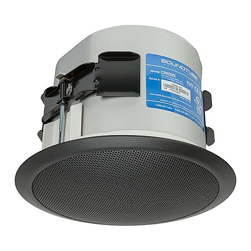 SoundTube CM500i CMi Series 5.25" In-Ceiling Speaker with BroadBeam Tweeter, Black