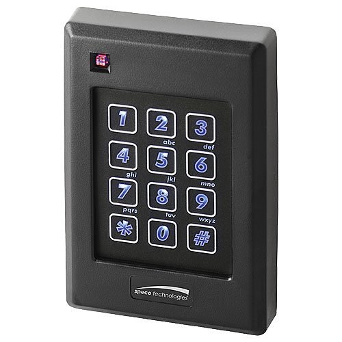 Speco ACSR64L ACS Series Single Gang Keypad and Smart Card Reader, Bluetooth