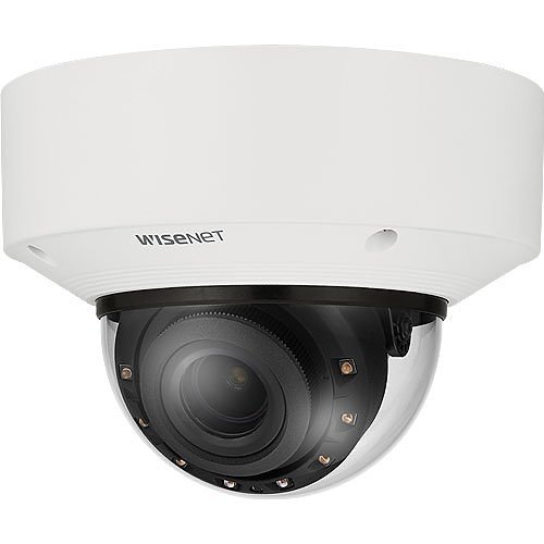 Hanwha XNV-C9083R Wisenet X Series Peripheral 4K IR Outdoor Vandal Dome AI Camera, 4.4 - 9.3mm Lens