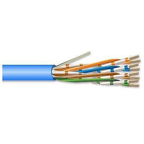 Superior Essex 6B-246-2A Category 6 Cable, CMR, 23 AWG, 4 Pair, Blue