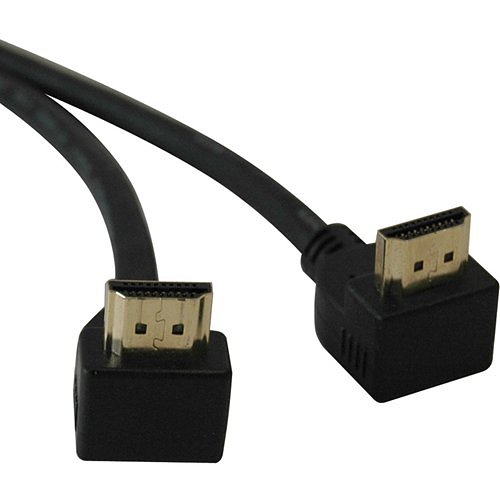 Tripp Lite 6ft High Speed HDMI Cable Digital Video with Audio 2 Right Angle Connectors 4K x 2K M/M 6'