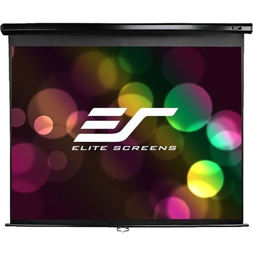 Elite Screens Manual Series 135" 4:3, Pull Down Manual Projector Screen with AUTO LOCK, Movie Home Theater 4K Ultra HD 3D Ready