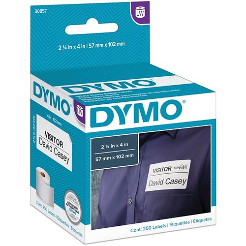 30857 Large Address Name White Adhesive 250 Labels Multipurpose Dymo® Compatible 