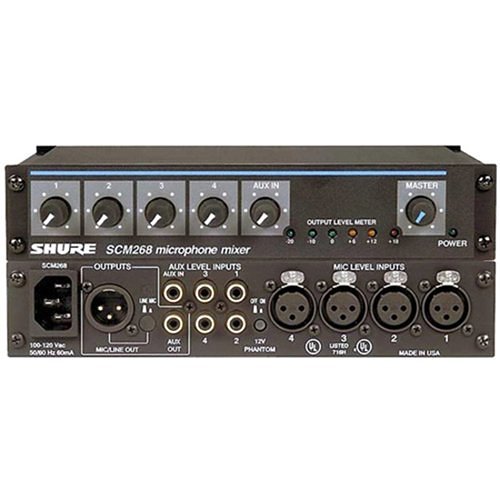 Shure Scm268 Microphone Mixer