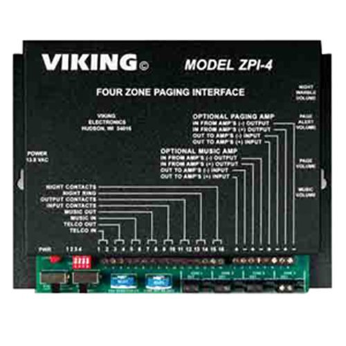 Viking Electronics ZPI-4 Four Zone Paging Interface