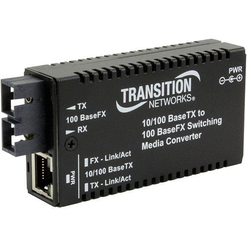 Transition Networks Mini M/E-PSW-FX-02(SM) Media Converter