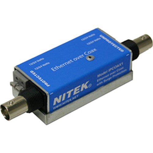 NITEK IP Ethernet over Coax Surge Protector - Single Channel