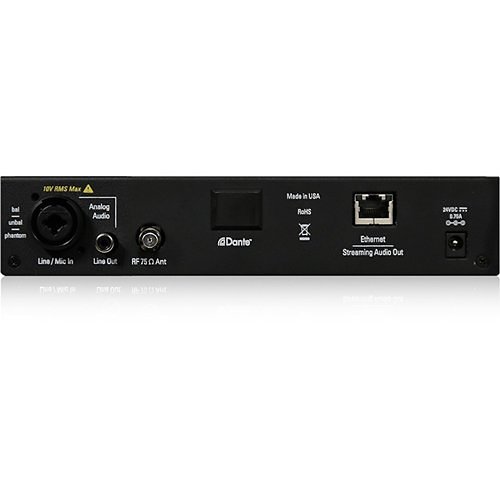 Williams AV FM 557 PRO FM+ Large Area Assistive Listening System with Rack Panel Kit for both FM and Wi-Fi Transmission , 4 Receivers