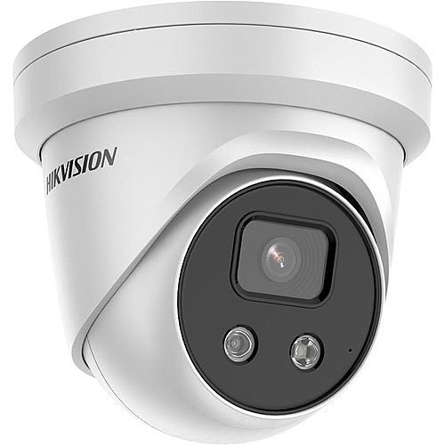 Hikvision PCI-T18F2SB AcuSense 8MP IR Fixed Turret Network Camera, 2.8mm Lens, Black