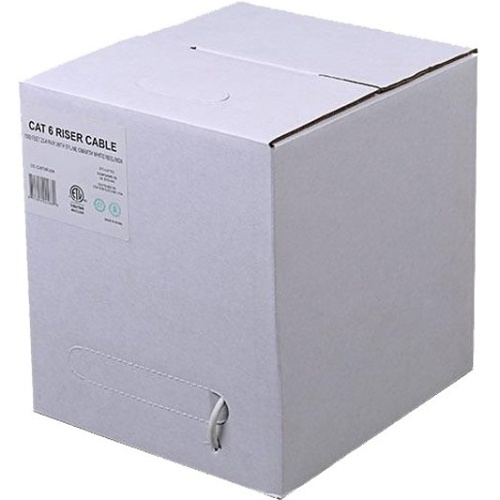 ADI 0E-CAT6RWH CAT6 23/4 Riser Cable, CMR/FT4, 1000' (304.8m) Reel in Box, White
