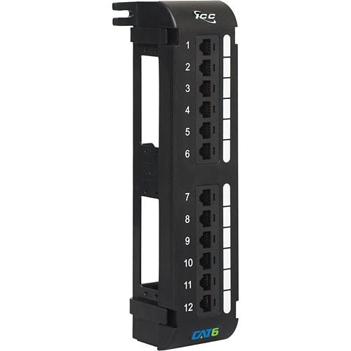 ICC ICMPP12V60 12-port Cat. 6 Network Patch Panel