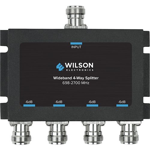 Wilson Cellular Signal Splitter 4 Way -6 dB w/N Female Connectors, 50 Ohm