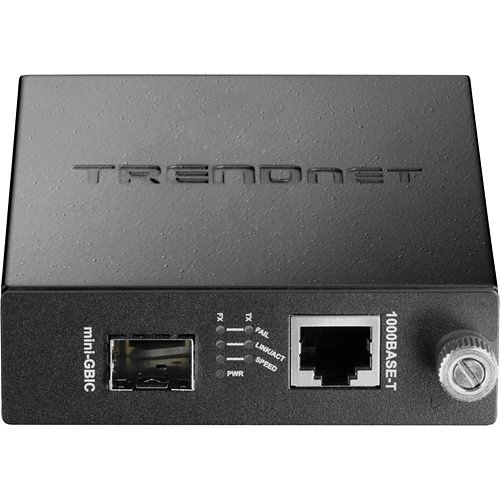 TRENDnet Intelligent 100/1000Mbase-T to SFP Media Converter