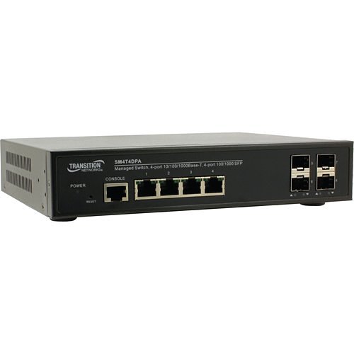 Transition Networks SM4T4DPA Ethernet Switch
