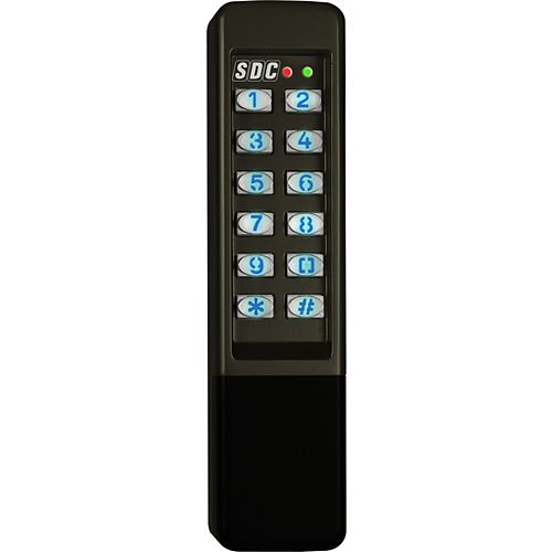 SDC Digital Keypad, 500 Users, 12/24 VAC/DC