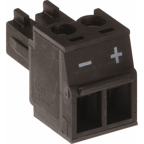 AXIS 2-Pin Male Connector A for Limited and Full IO Port, 3.81mm 