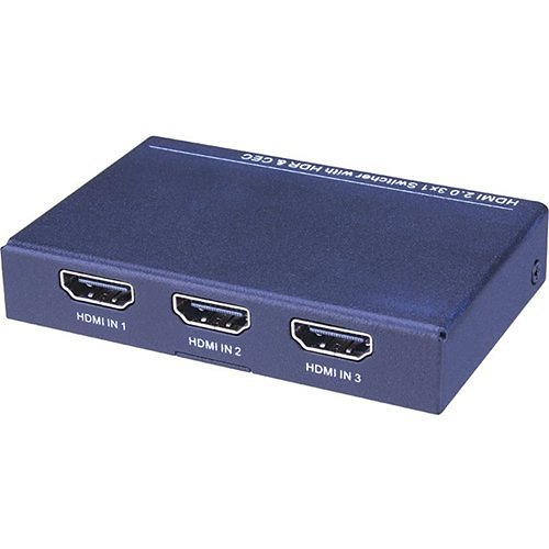 Vanco HDMI 3×1 Switch with HDR and CEC
