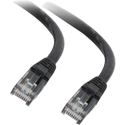 Quiktron 576-135-007 Q-Series CAT6 Patch Cable, Booted, 7' (2.1m), Black