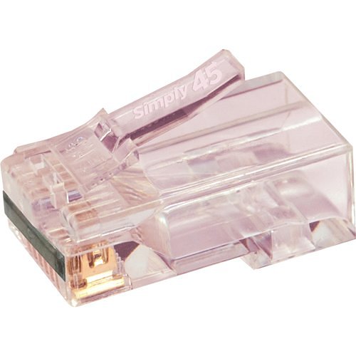 SIMPLY45 S45-1700P - ProSeries Cat6/6a Unshielded - Pass Through RJ45 with Cap45