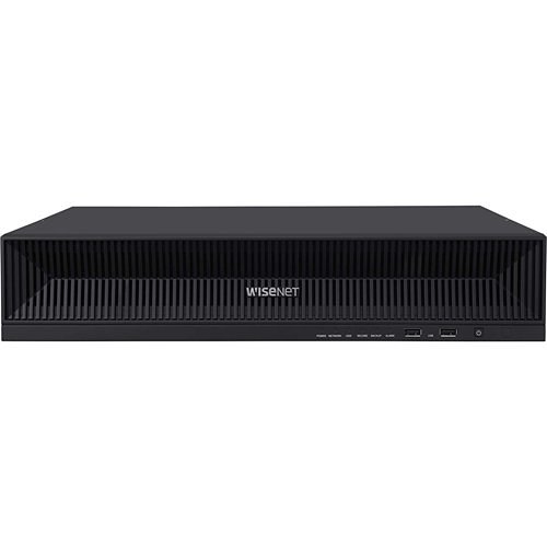 Hanwha XRN-1620SB1-4TB Wisenet X-Series 4K 16-Channel NVR with PoE Switch and AI Search, 140Mbps, 12TB, HDD