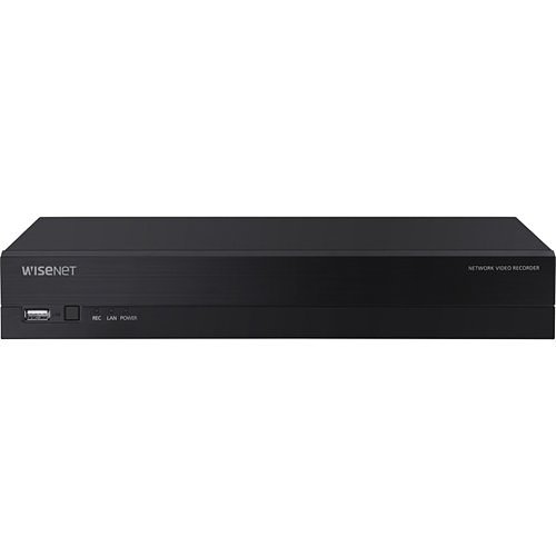 Hanwha XRN-420S4T WiseNet 4-Channel 4K NVR with 4 PoE/PoE+ Ports, 50W PoE Budget, 4TB Storage