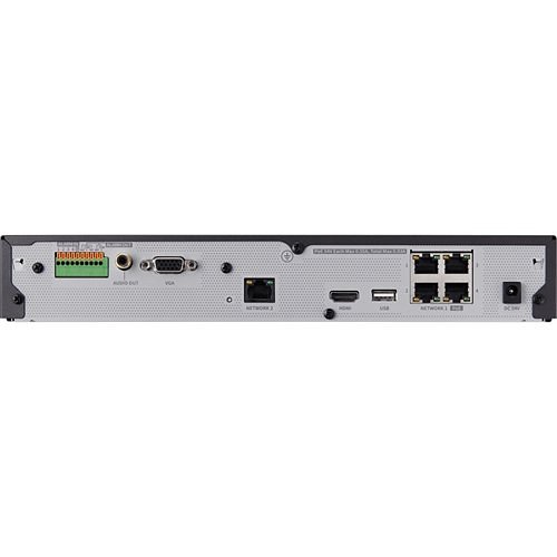 Hanwha XRN-420S4T WiseNet 4-Channel 4K NVR with 4 PoE/PoE+ Ports, 50W PoE Budget, 4TB Storage