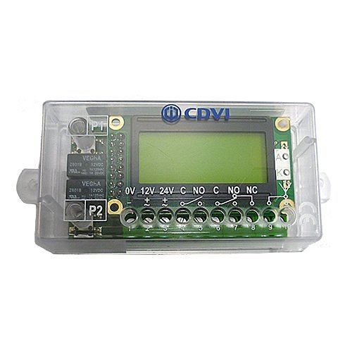 CDVI WR2LCD - Stand-Alone Wireless Receiver (2-Relay) with LCD Display