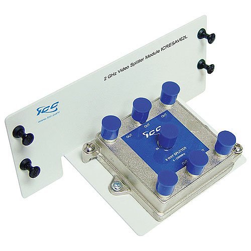 ICC Video Splitter Module with 6 Ports and 2 GHz