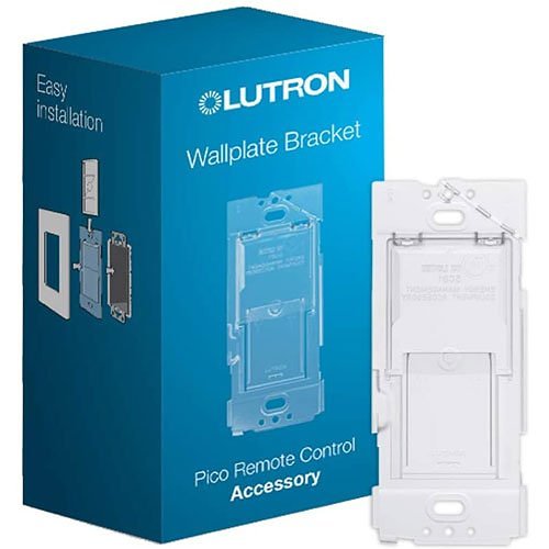 Lutron PICO-WBX-ADAPT Caseta Wireless Wallplate Bracket for Pico Remote, Clear