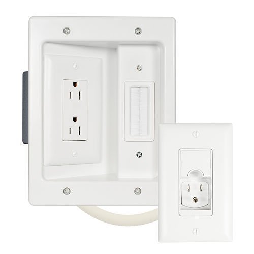 Legrand In-Wall TV Power and Cable Management Kit