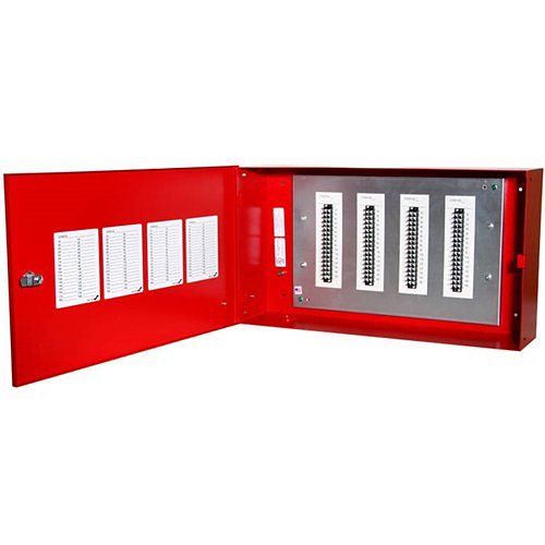 SAE SSU00645 TC-Series Terminal Cabinet, 14" W x 14" H x 3 1/4" D, Keyed Lock, Red