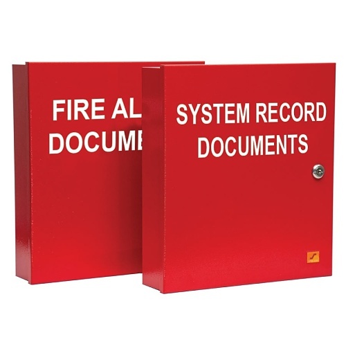 SAE SSU00689 ACE-11 SRD System Record Documents Box, 13" W x 12" H x 2.3" D, Red