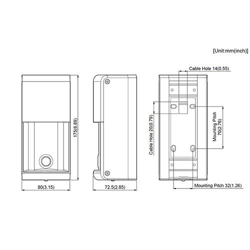 Optex OVS-01GT 18' Range Microwave and Ultrasonic Vehicle Presence Sensor