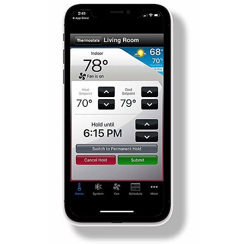 Honeywell Home RTH9585WF1004/W Wi-Fi Smart Color 7-Day Programmable Thermostat