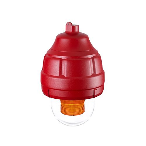 Federal Signal FSEX-24PMR-MOD Explosion Proof Strobe Light, 4-Wire, In-Rush Limited, Red