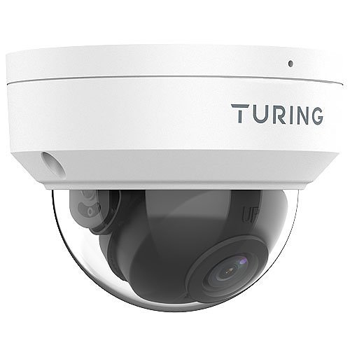 Turing Video TP-MFD8M28 SMART Series 8MP TwilightVision IR Dome IP Camera, 2.8mm Lens