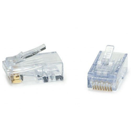 Platinum Tools 202044J ezEX44 RJ45 CAT6 Connectors, 100-Pack