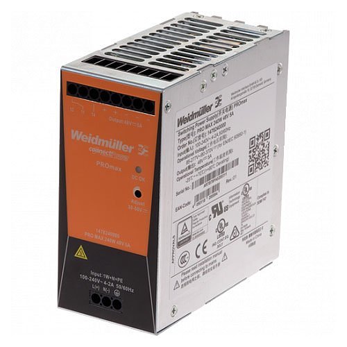 AXIS PS56 240W DIN Power Supply for PoE Extender Kit, TQ1808-VE Cabinet and T8504-R PoE Switch