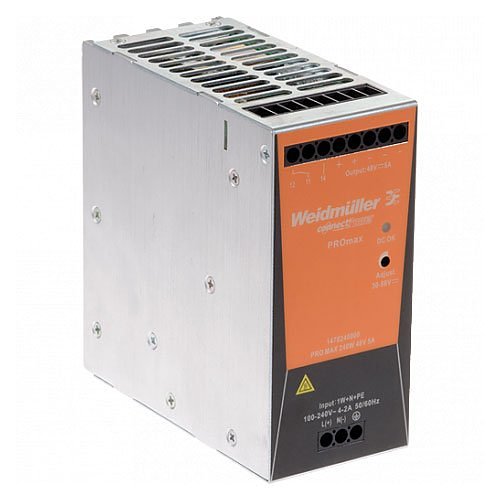 AXIS PS56 240W DIN Power Supply for PoE Extender Kit, TQ1808-VE Cabinet and T8504-R PoE Switch