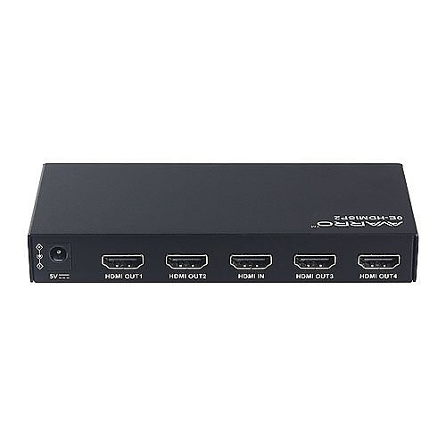 AVARRO 0E-HDMISP4 1 x 4 4K at 60Hz HDMI Splitter with Scaler