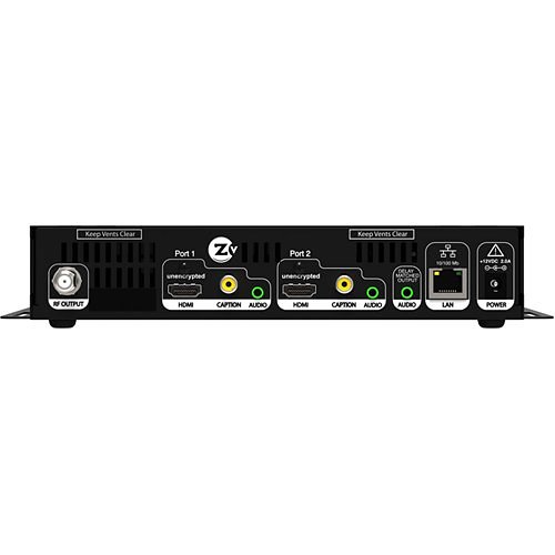 ZeeVee ZVPRO820-NA HD Video Encoder-QAM Modulator with 2 Unencrypted HDMI Inputs up to 1080i-1080p